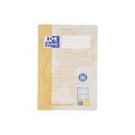 Oxford Recycling # A5 Hausaufgabenheft, 48 Blatt, 90 g/m² OPTIK PAPER® 100% recycled, geheftet, gelb