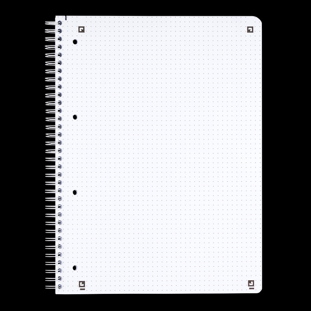 Oxford Touch Pastell Collegeblock A4+ 
#Lineatur dotted, 80 Blatt, 4-fach gelocht, sortiert pastell