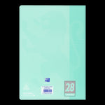 Oxford Touch Pastell Schulheft A4
#Lineatur 28 (kariert mit Rand rechts und links), 16 Blatt, geheftet, pastell grün