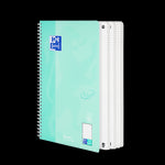 Oxford Touch Pastell Collegeblock A4+ 
#Lineatur dotted, 80 Blatt, 4-fach gelocht, sortiert pastell