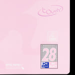 Oxford Touch Pastell Collegeblock A4+ 
#Lineatur 28 (kariert mit Rand rechts und links), 80 Blatt, 4-fach gelocht, sortiert pastell