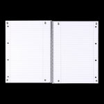 Oxford Linkshänder-Collegeblock# Collegeblock A4+, Lineatur 37 (liniert mit Rand links und rechts), 80 Blatt, Optik Paper+® , Spirale rechts, 4-fach gelocht, Microperforation mit Ausreißhilfe, hellblau