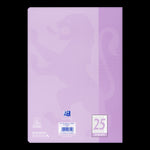Oxford Touch Pastell Schulheft A4
#Lineatur 25 (liniert mit weißem Rand rechts), 16 Blatt, geheftet, pastell flieder