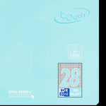 Oxford Touch Pastell Collegeblock A4+ 
#Lineatur 28 (kariert mit Rand rechts und links), 80 Blatt, 4-fach gelocht, sortiert pastell