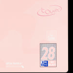 Oxford Touch Pastell Collegeblock A4+ 
#Lineatur 28 (kariert mit Rand rechts und links), 80 Blatt, 4-fach gelocht, sortiert pastell