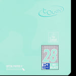 Oxford Touch Pastell Collegeblock A4+ 
#Lineatur 28 (kariert mit Rand rechts und links), 80 Blatt, 4-fach gelocht, sortiert pastell
