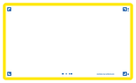 Oxford FLASH 2.0 # Karteikarten, blanko mit Rahmen, A7, Packung mit 80 Stück