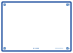 Oxford FLASH 2.0 # Karteikarten, blanko mit Rahmen, A6, Packung mit 80 Stück