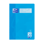 Oxford CLASSIC # Schulheft A4, Lineatur 20 (blanko), 32 Blatt, geheftet, 90 g/m² OPTIK PAPEr® , Farbe: hellblau
