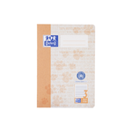 Oxford Recycling # A5 Schulheft, Lineatur 3, 16 Blatt,  90 g/m² OPTIK PAPER® 100% recycled, geheftet, orange